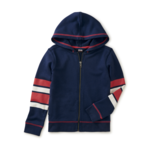 Tea Collection Elbo Stripe Hoodie-Twilight - FINAL SALE