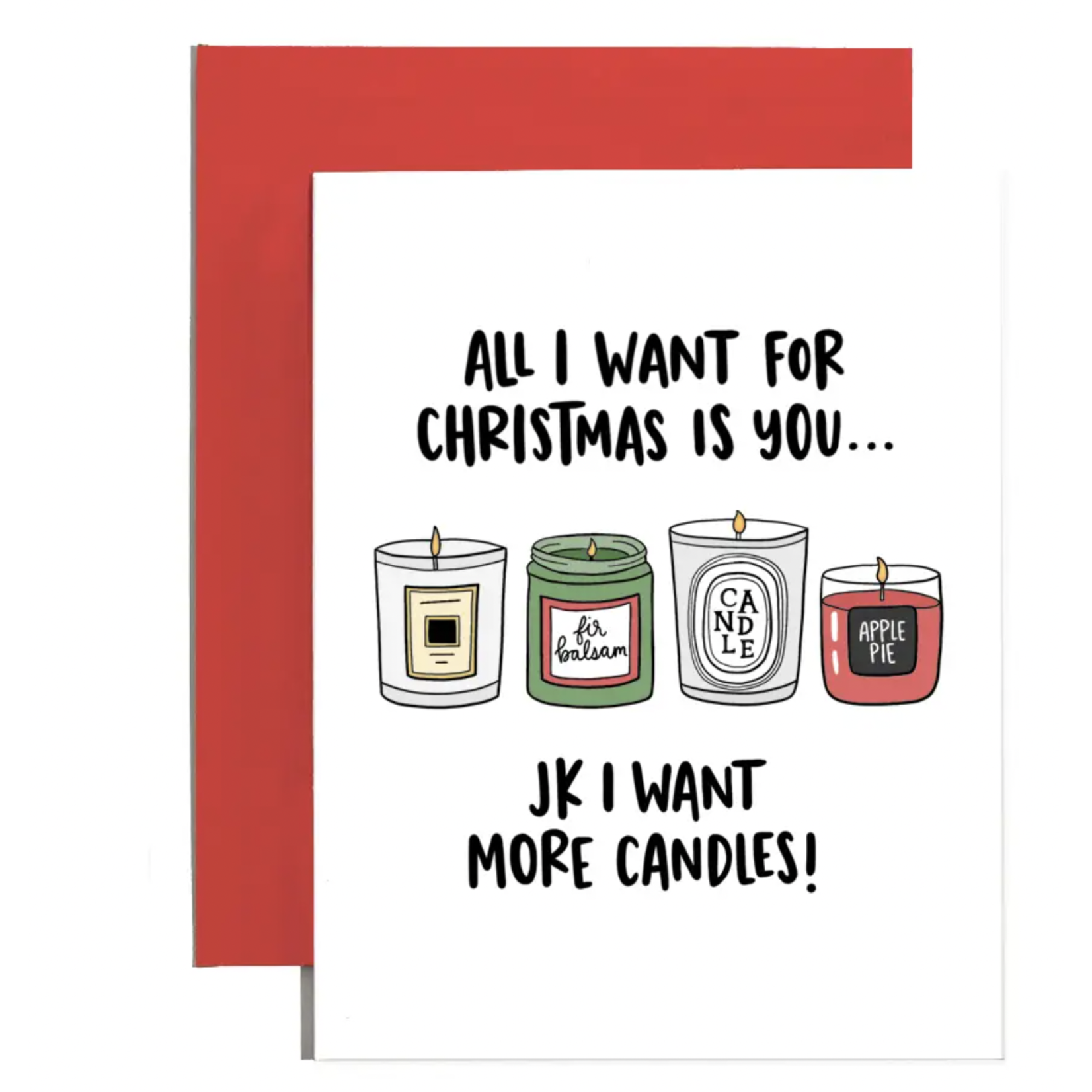 Brittany Paige All I Want for Christmas is Candles Holiday Card