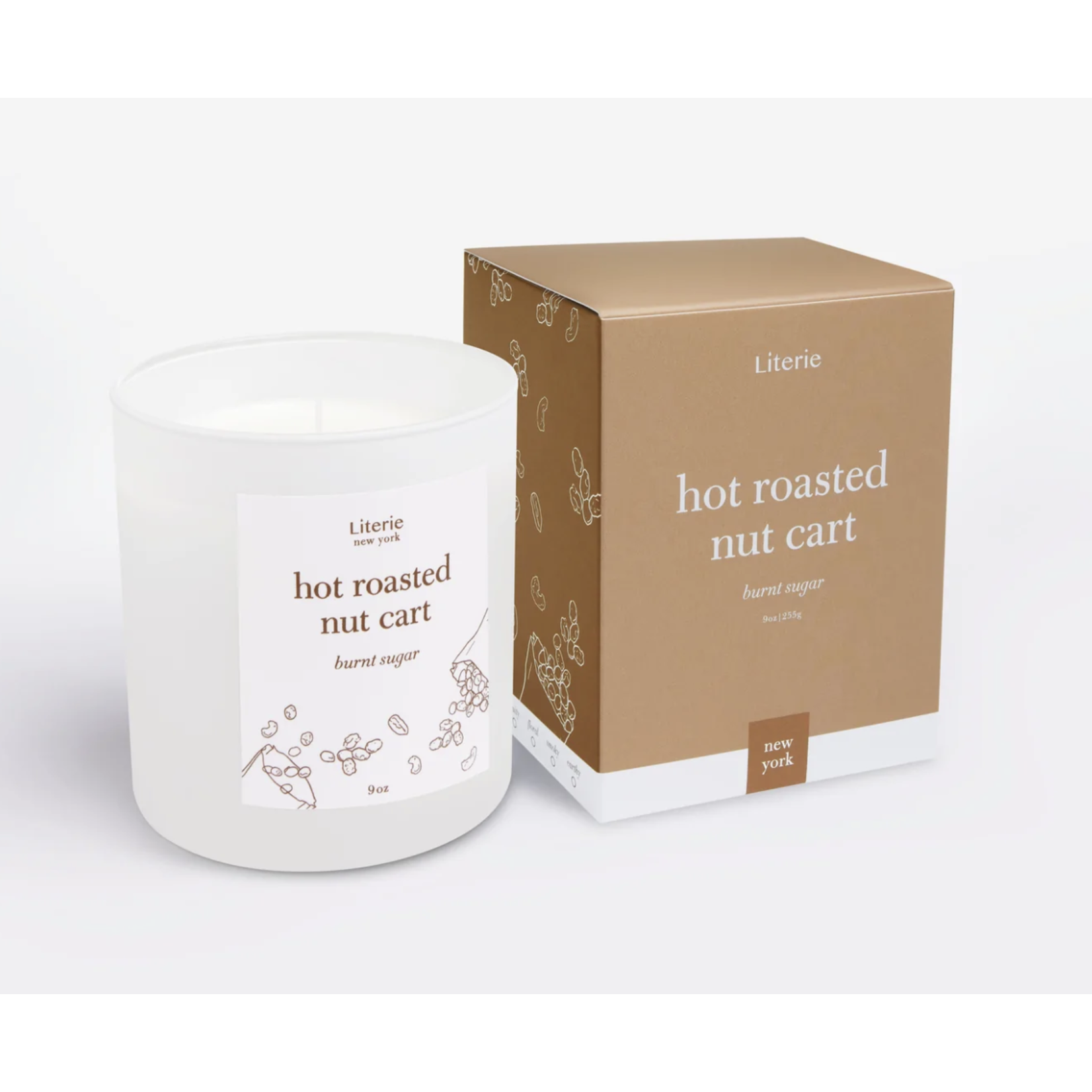 Literie Candles hot roasted nut cart