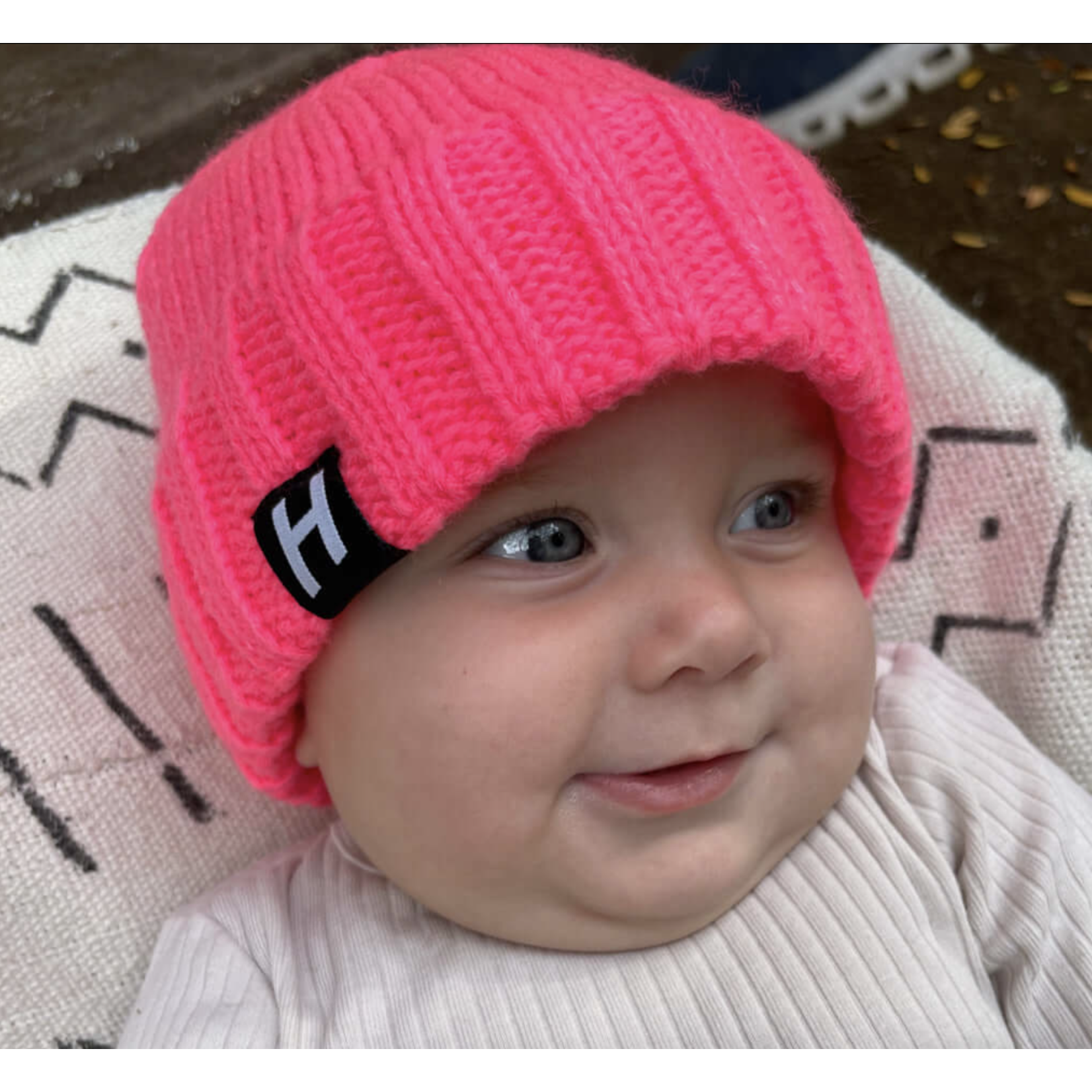 Hipsterkid Classic Beanie - Neon Pink - FINAL SALE