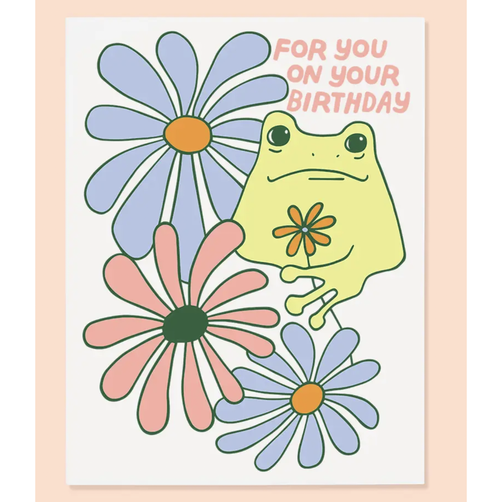 The Good Twin Birthday Frog Card