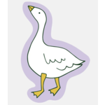 The Good Twin Goose Sticker
