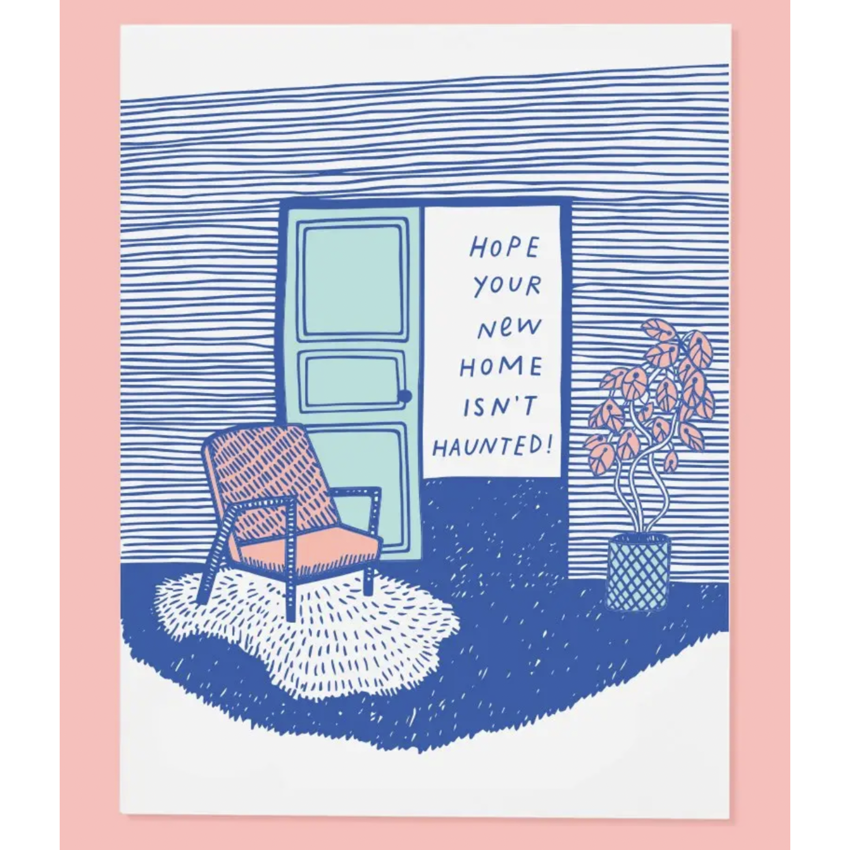 The Good Twin Haunted House Card