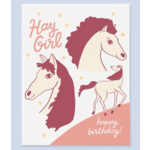 The Good Twin Hay Girl Card