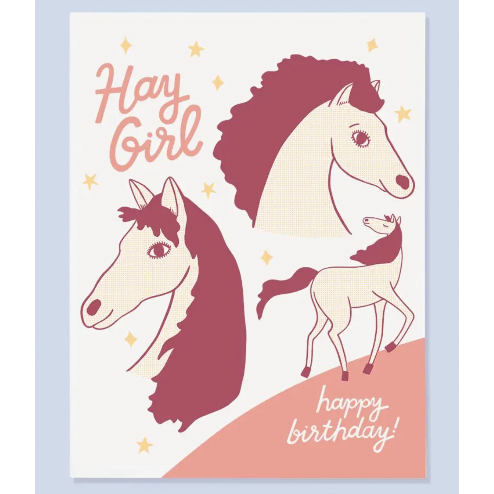 The Good Twin Hay Girl Card