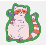The Good Twin Raccoon Sticker