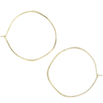 Freshie & Zero Minimal Hoop Earrings - Gold Filled