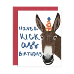 Grey Street Paper Kick Ass Birthday Card