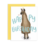 Grey Street Paper Llama Birthday Card