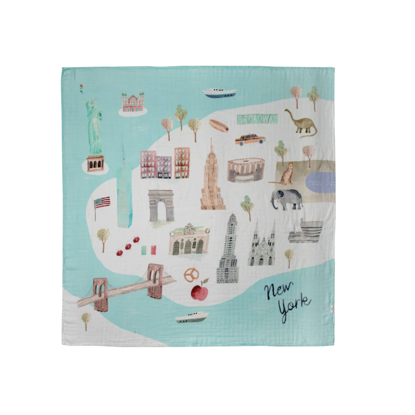 Loulou Lollipop Muslin Swaddle - New York City