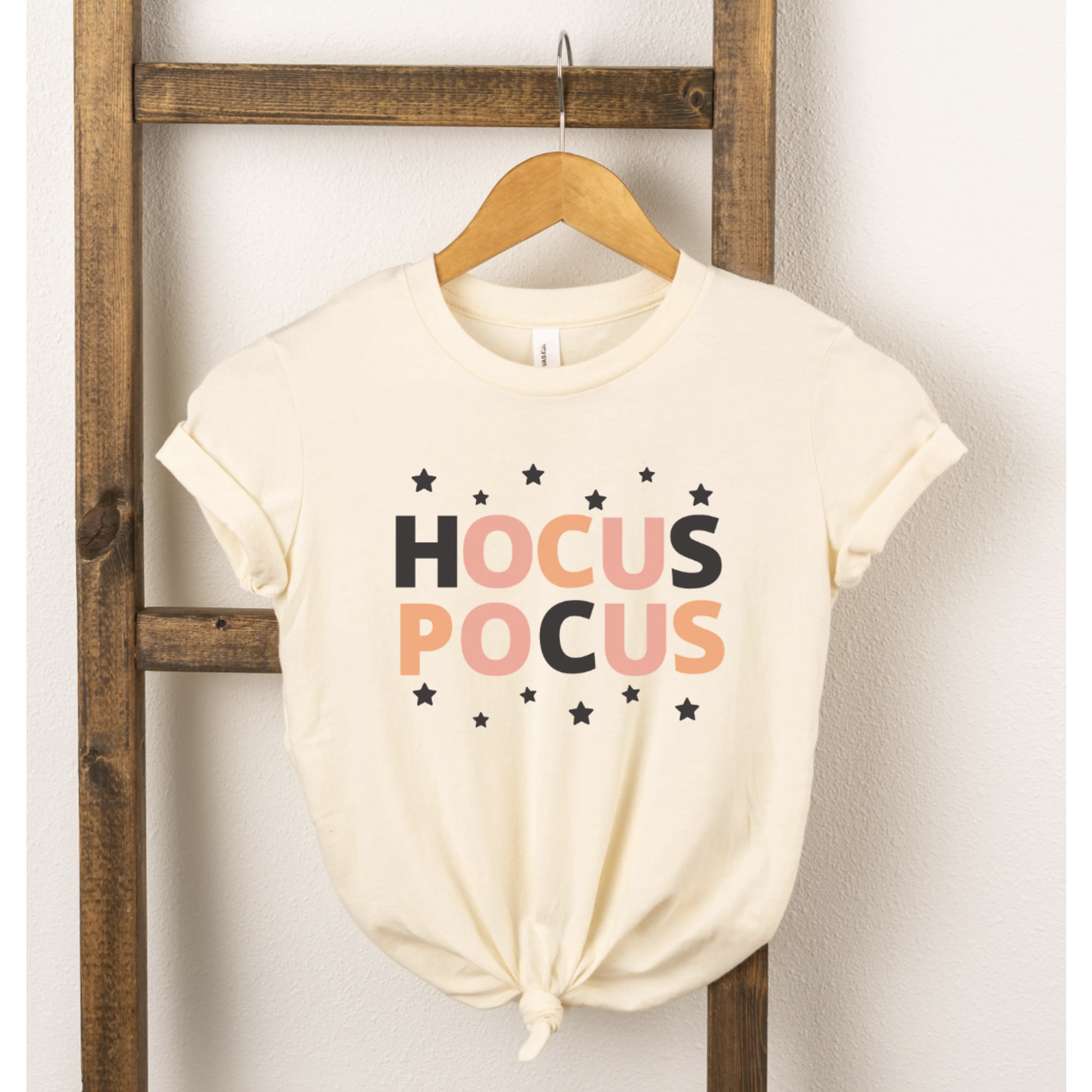 The Juniper Shop Hocus Pocus Toddler Short Sleeve-Cream / Multi Color