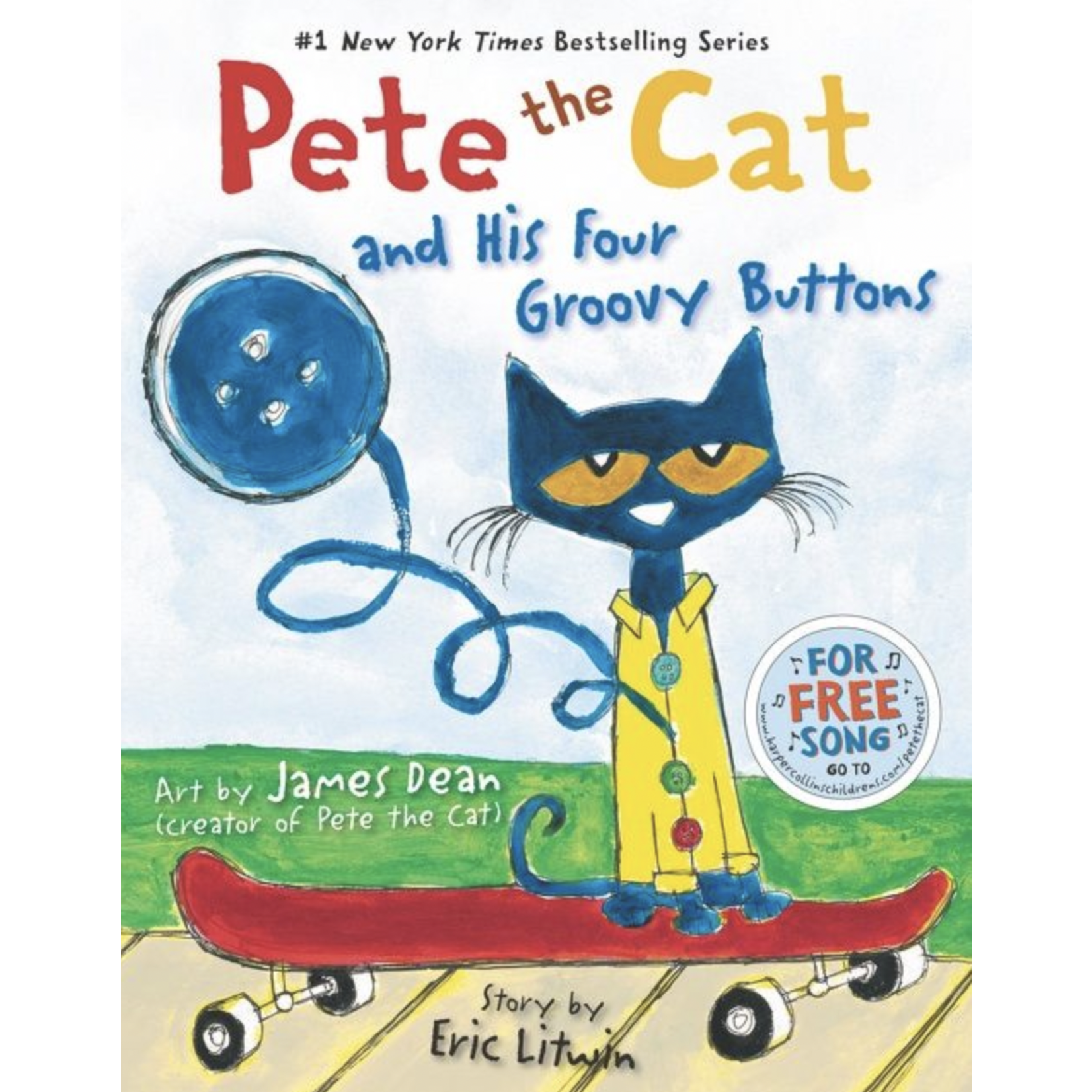 Harper Collins Pete the Cat and His Four Groovy Buttons