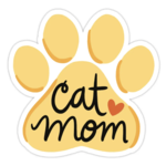 Bloomwolf Studio Cat Mom Sticker