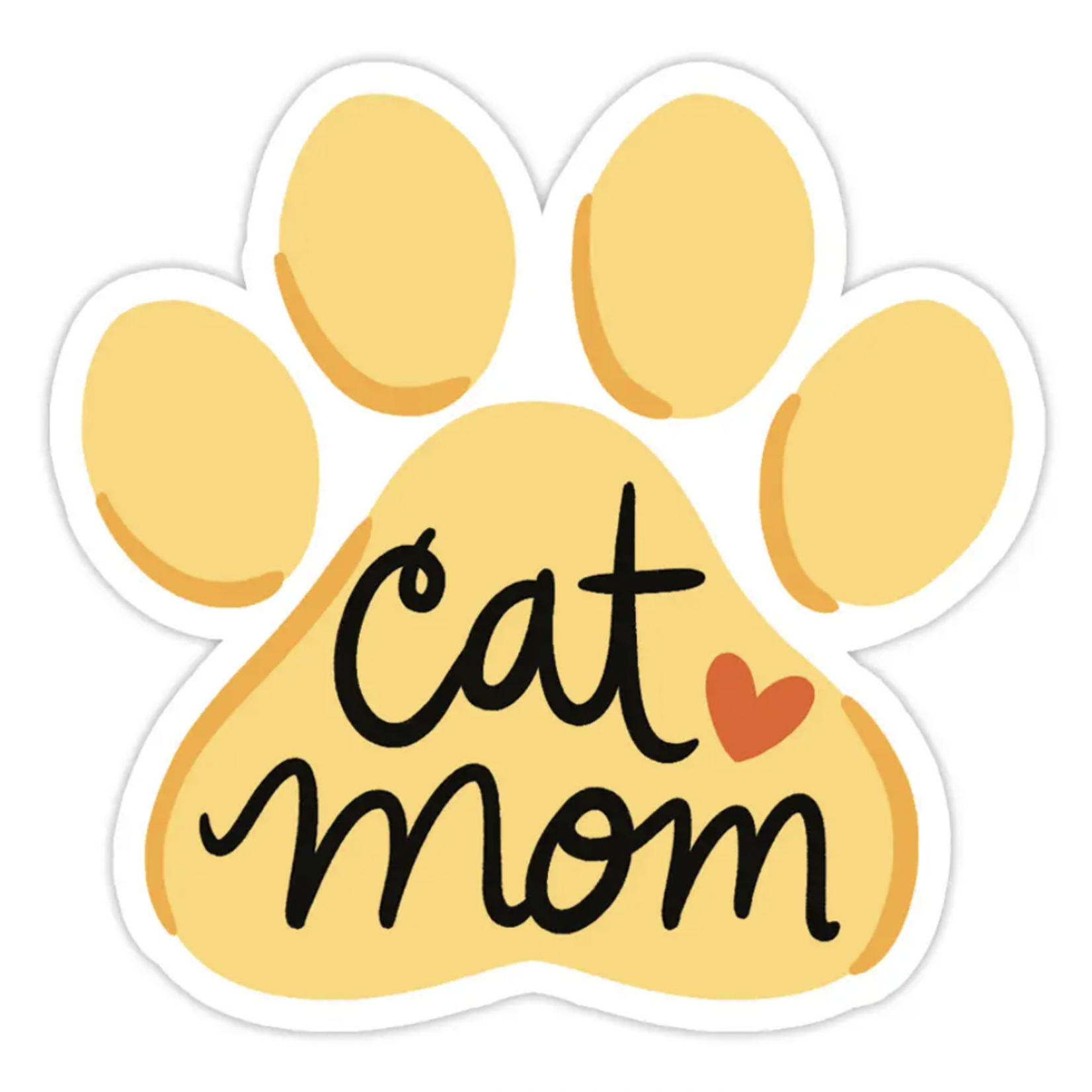 Bloomwolf Studio Cat Mom Sticker