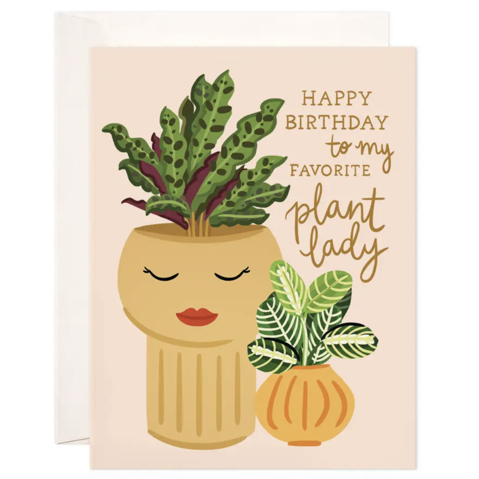 Bloomwolf Studio Plant Lady Birthday Greeting Card
