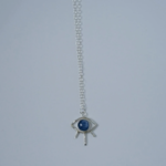 Metrix Jewelry Kyanite Eye Necklace-Sterling Silver