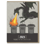 Modern Printed Matter 2023 Dragon New Year's Card - FINAL SALE