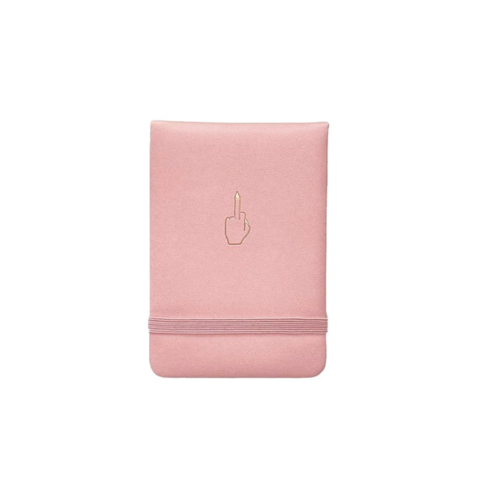 Golden Gems Middle Finger Pocket Journal - Pink