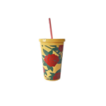 Golden Gems Thorny Rose Tumbler with Straw-FINAL SALE