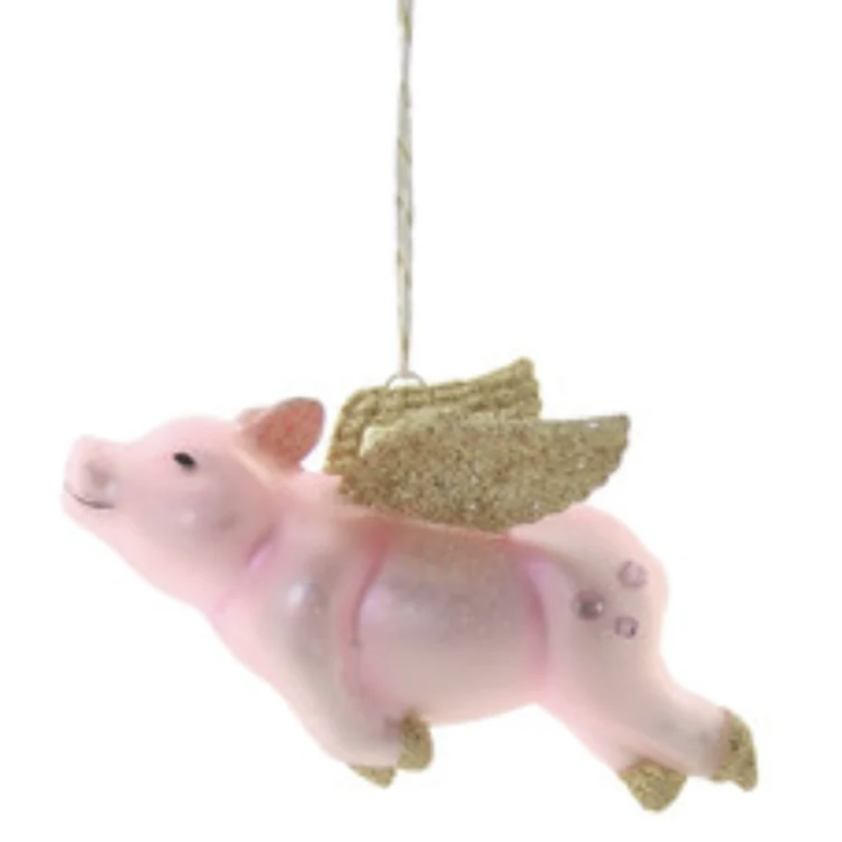 Cody Foster & Co FLYING PIG ORNAMENT