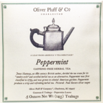 Oliver Pluff & Company Peppermint - 6 Teabags