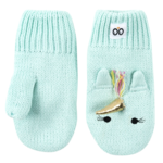 Zoochini Baby/Toddler Knit Mittens - Allie the Alicorn