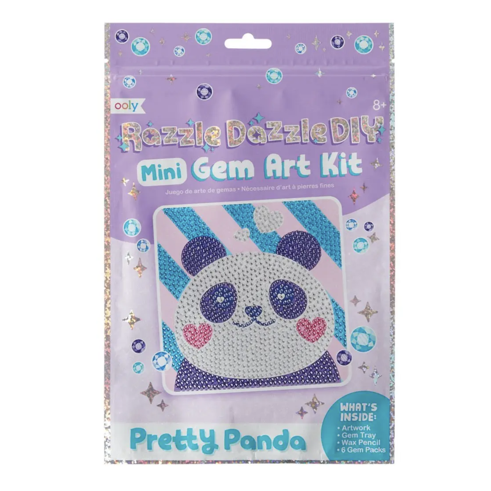 Ooly Razzle Dazzle D.I.Y. Mini Gem Art Kit - Pretty Panda – Minim Kids