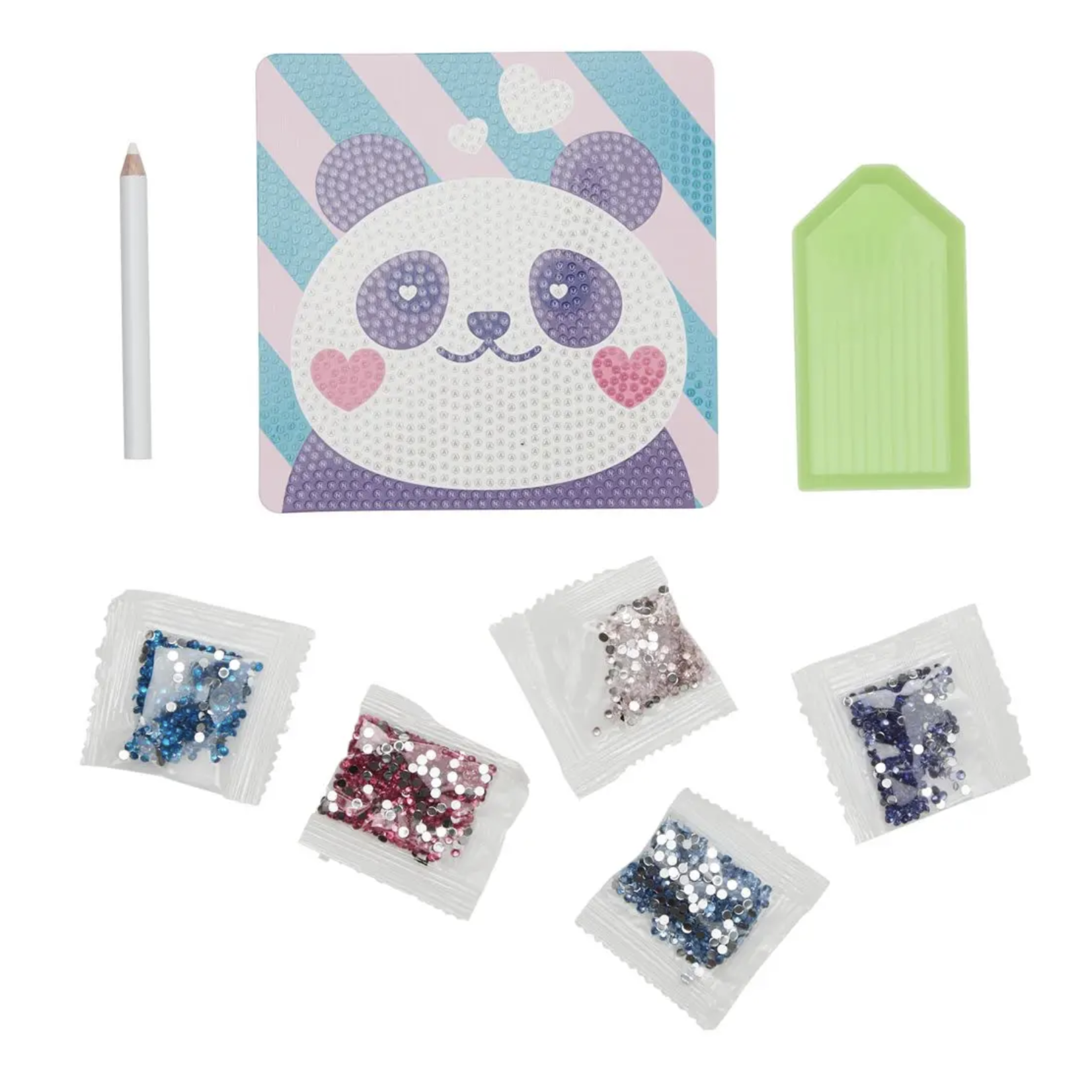 OOLY Razzle Dazzle D.I.Y. Mini Gem Art Kit - Pretty Panda