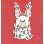 Nicole Marie Paperie Holiday Frenchie Sticker