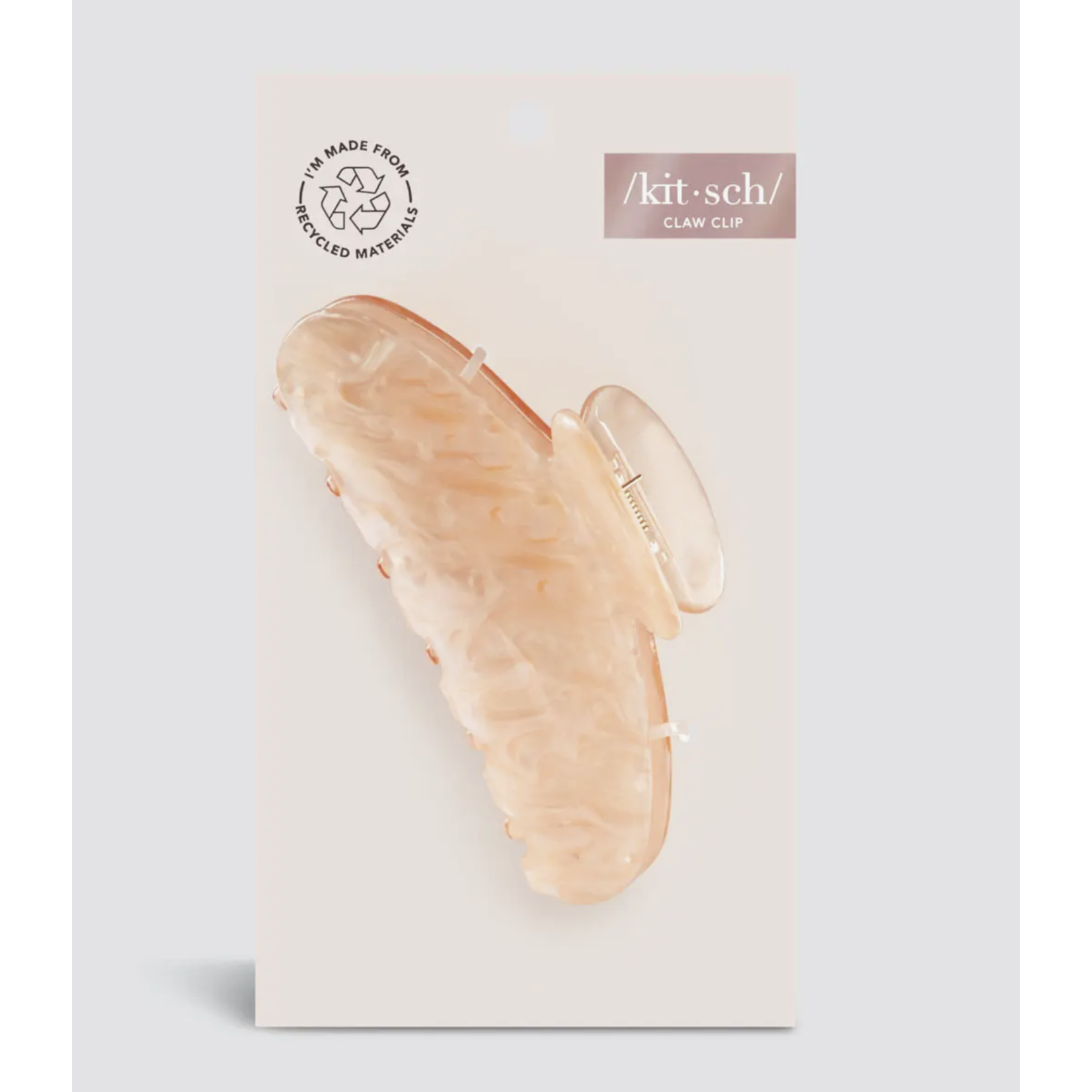 Kitsch Eco-Friendly Marble Claw Clip - Blonde