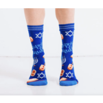 Woven Pear Hanukkah Socks
