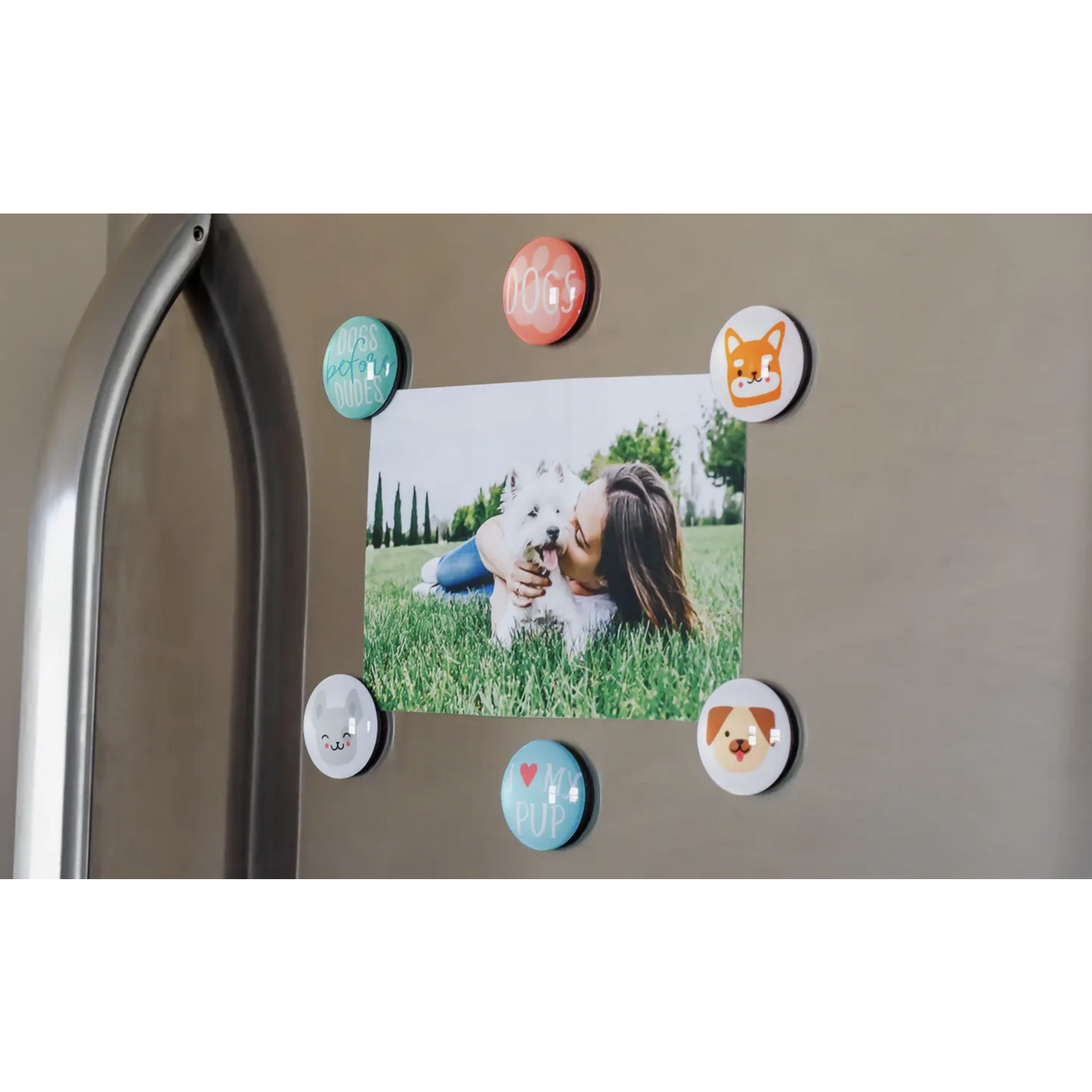 Pearhead Dog Glass Magnet Set