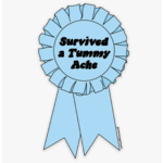 Sammy Gorin Survived a Tummy Ache Sticker
