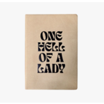 Golden Gems One Hell of a Lady Journal  Tan
