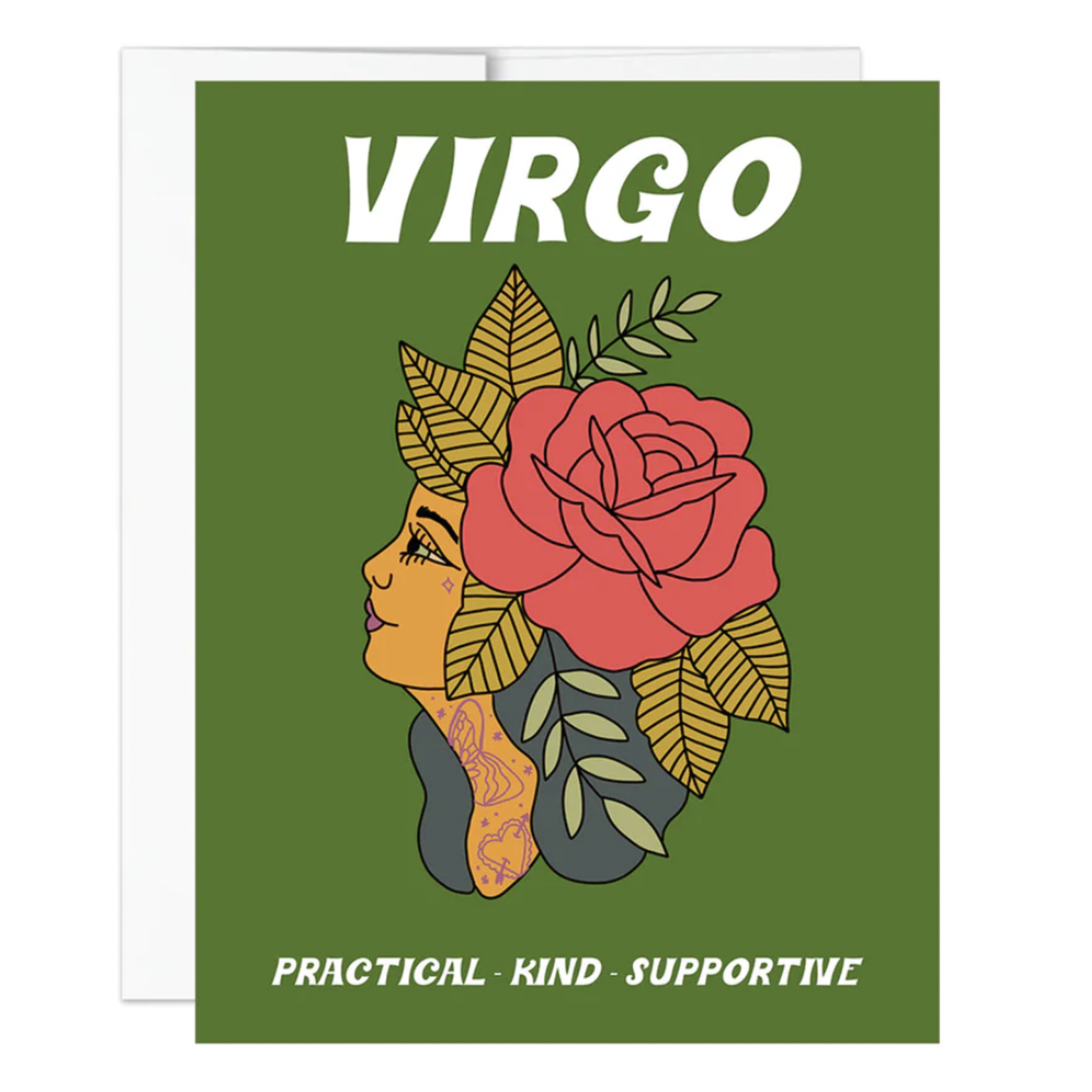 Golden Gems Notecard  Perfect Little Virgo