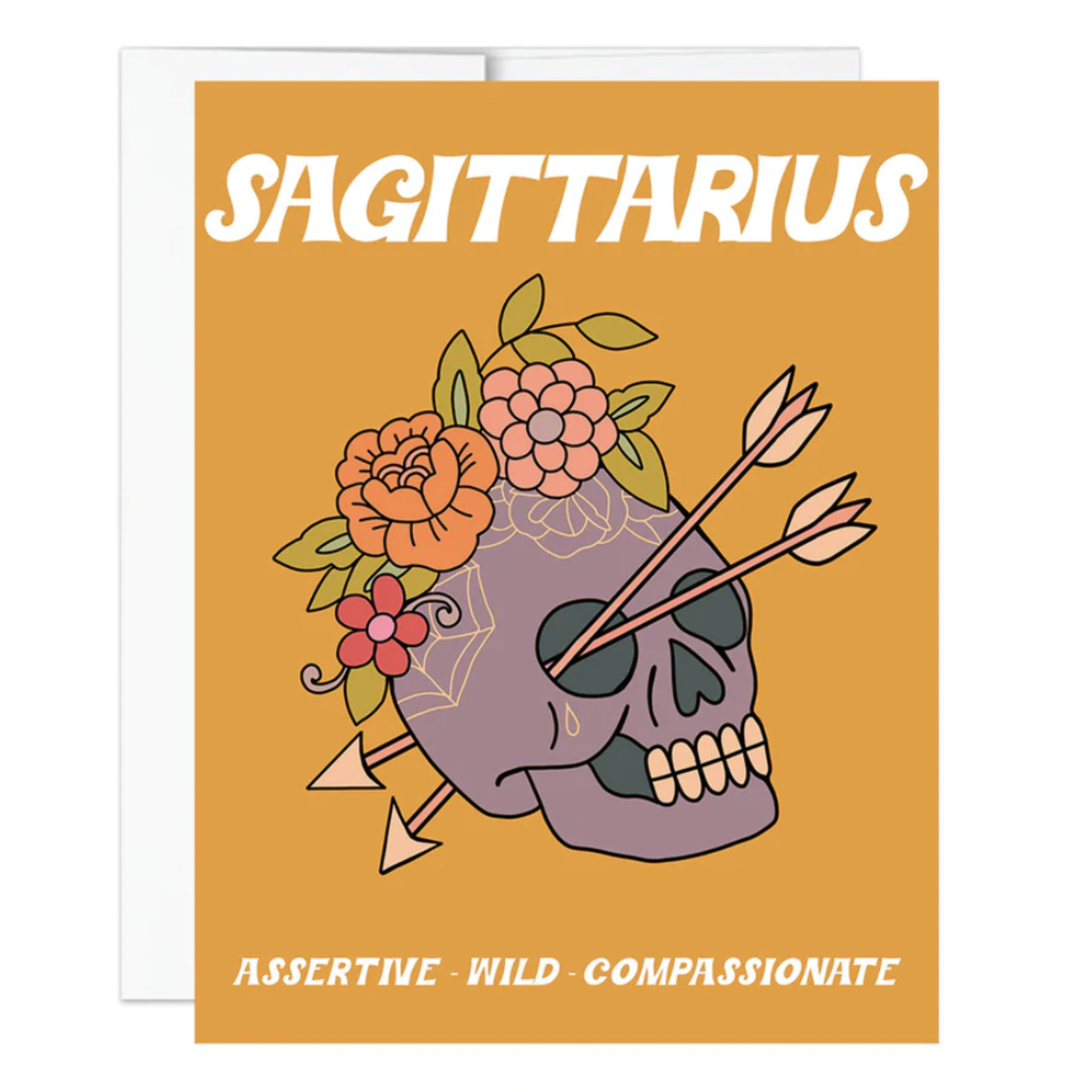 Golden Gems Notecard  Wild Little Sagittarius