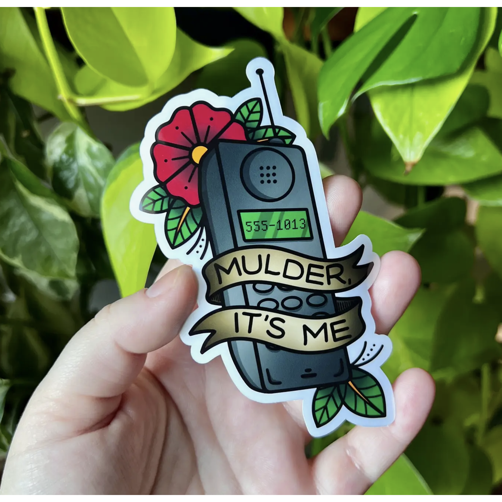 Mourning Breath XFiles Inspired Sticker-Mulder It's Me