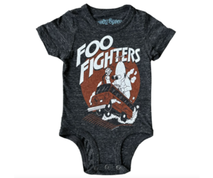 Rowdy Sprout Foo Fighters ss onesie