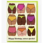 Boss Dotty Sweet Cheeks Butt Birthday Card