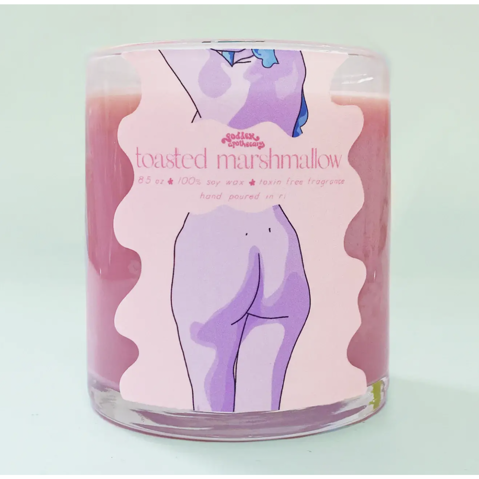 Goddex Apothecary Toasted Marshmallow Soy Wax Candle