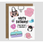 Brittany Paige 90s Girl Birthday Card