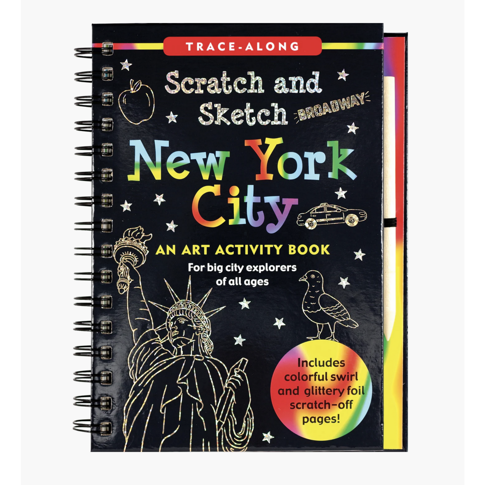 Peter Pauper Press, Inc. SCRATCH & SKETCH NEW YORK  CITY (TRACE ALONG)