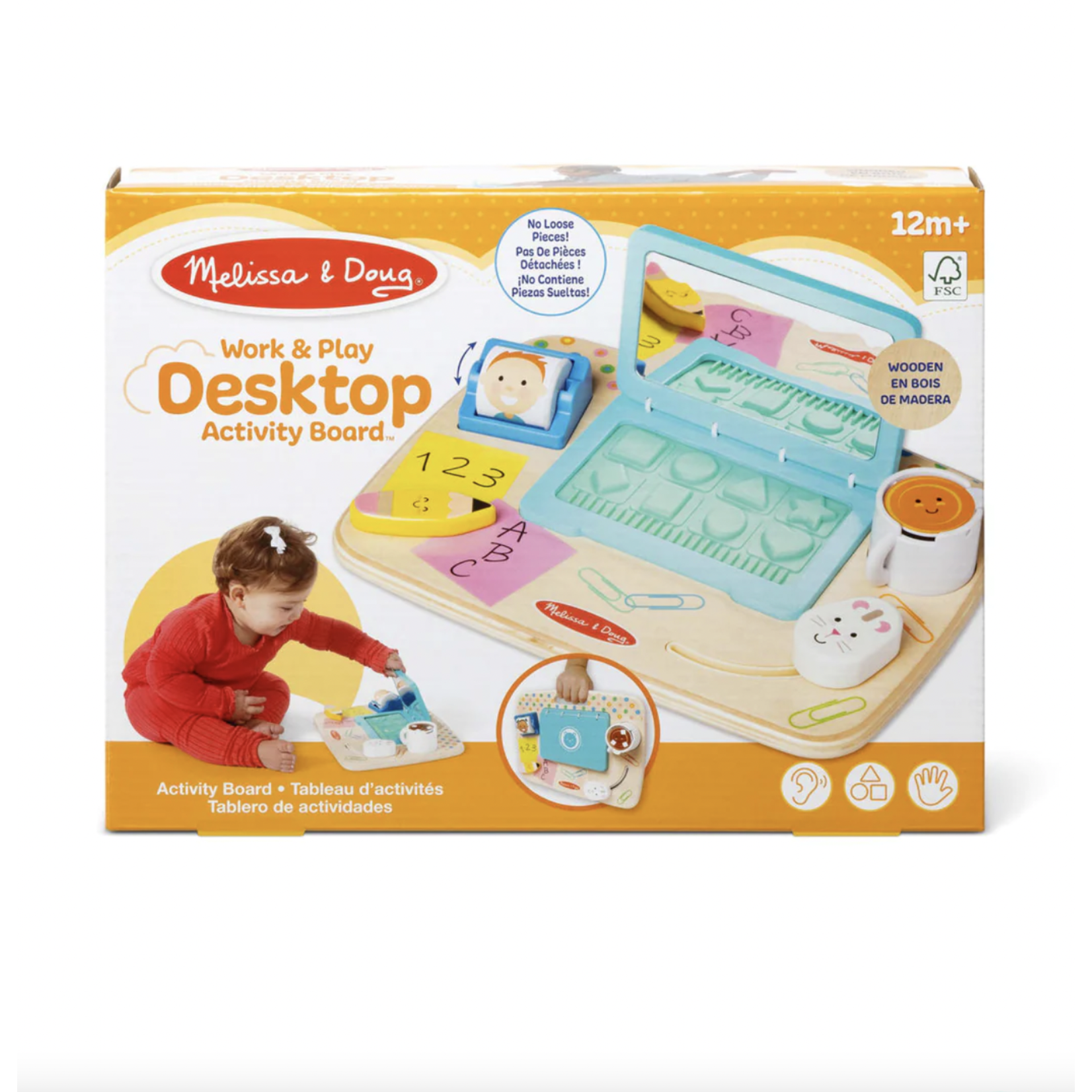 Melissa & Doug Work & Play Desktop Activity Board