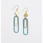 Larissa Loden Malak Earrings-Aqua