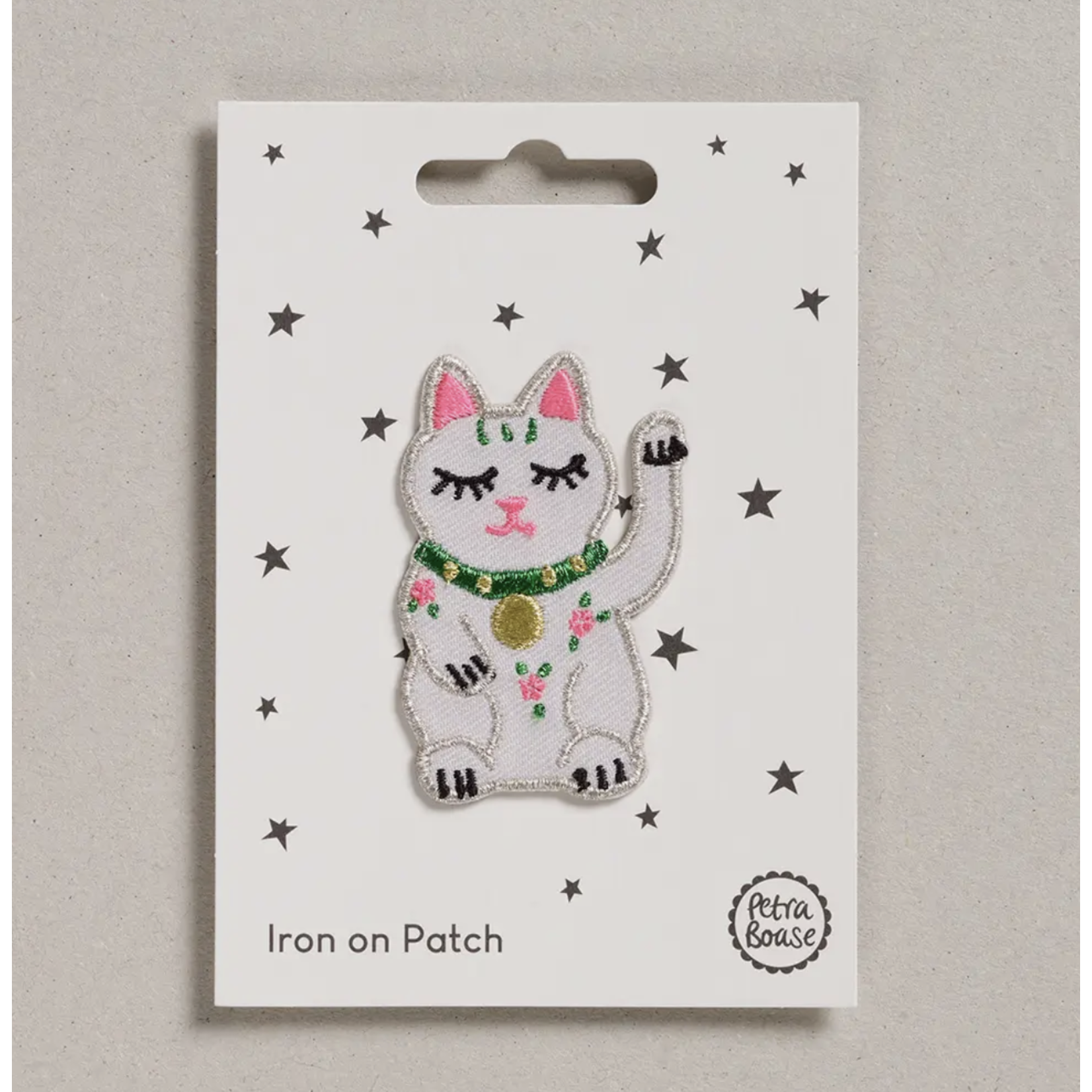 Petra Boase Ltd Iron on Patch - Lucky Cat