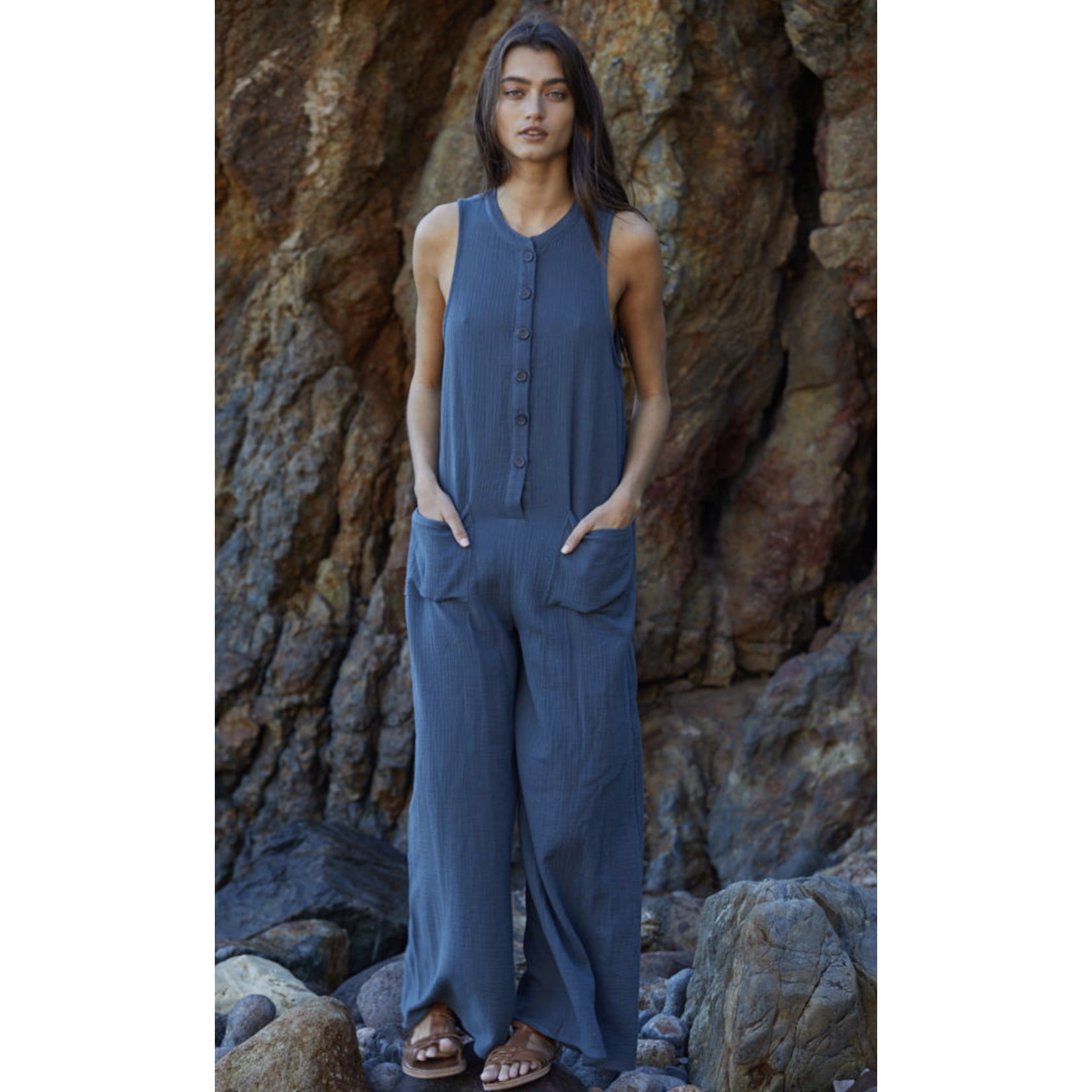 By Together The Esme Jumpsuit-Navy