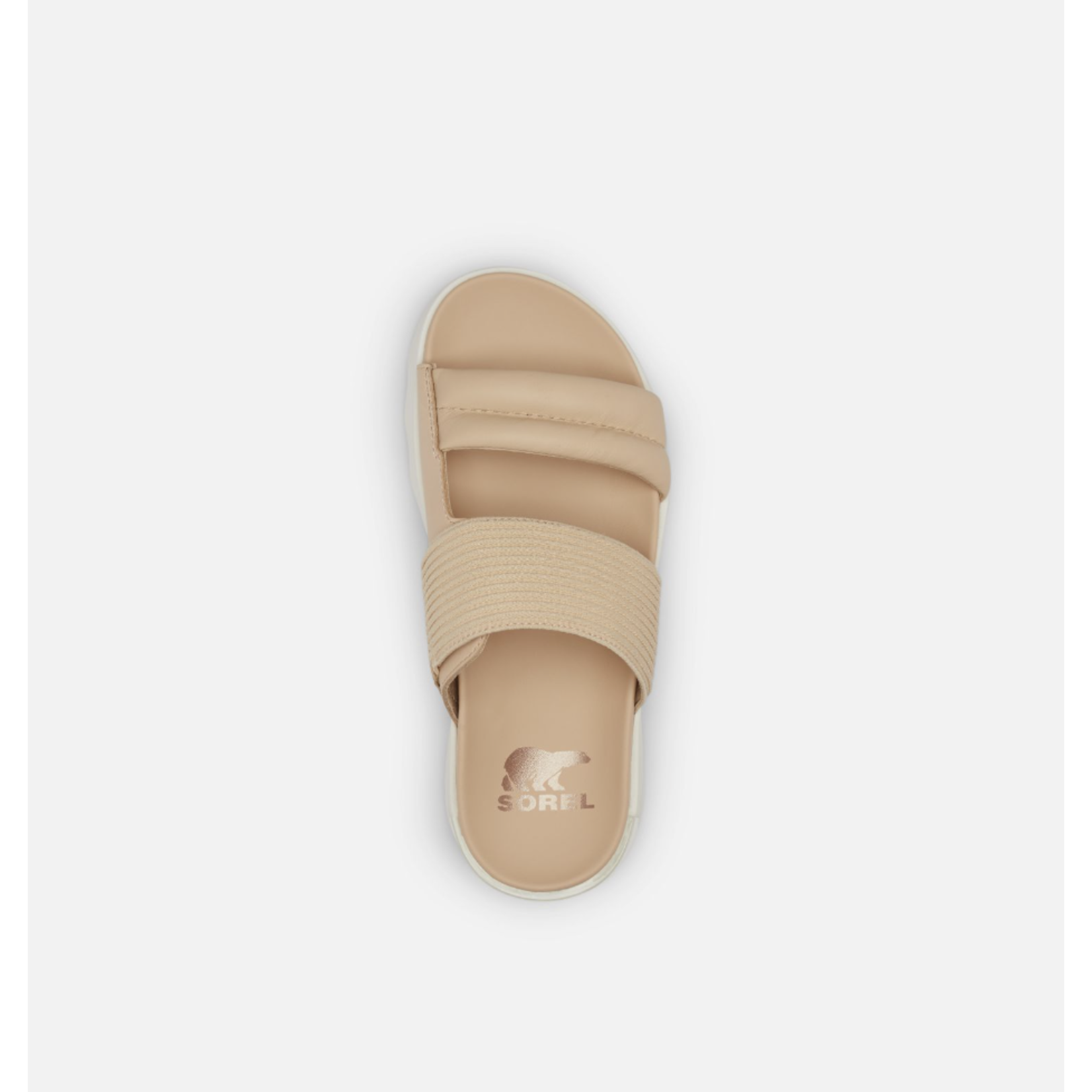 Sorel VIIBE SLIDE SANDAL-Nova Sand/Sea Salt - FINAL SALE