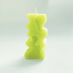 Goddex Apothecary Lava Lamp Pillar Candle I -Green