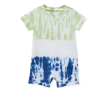 Burt's Bees Tri Dip Dye Romper-Cloud