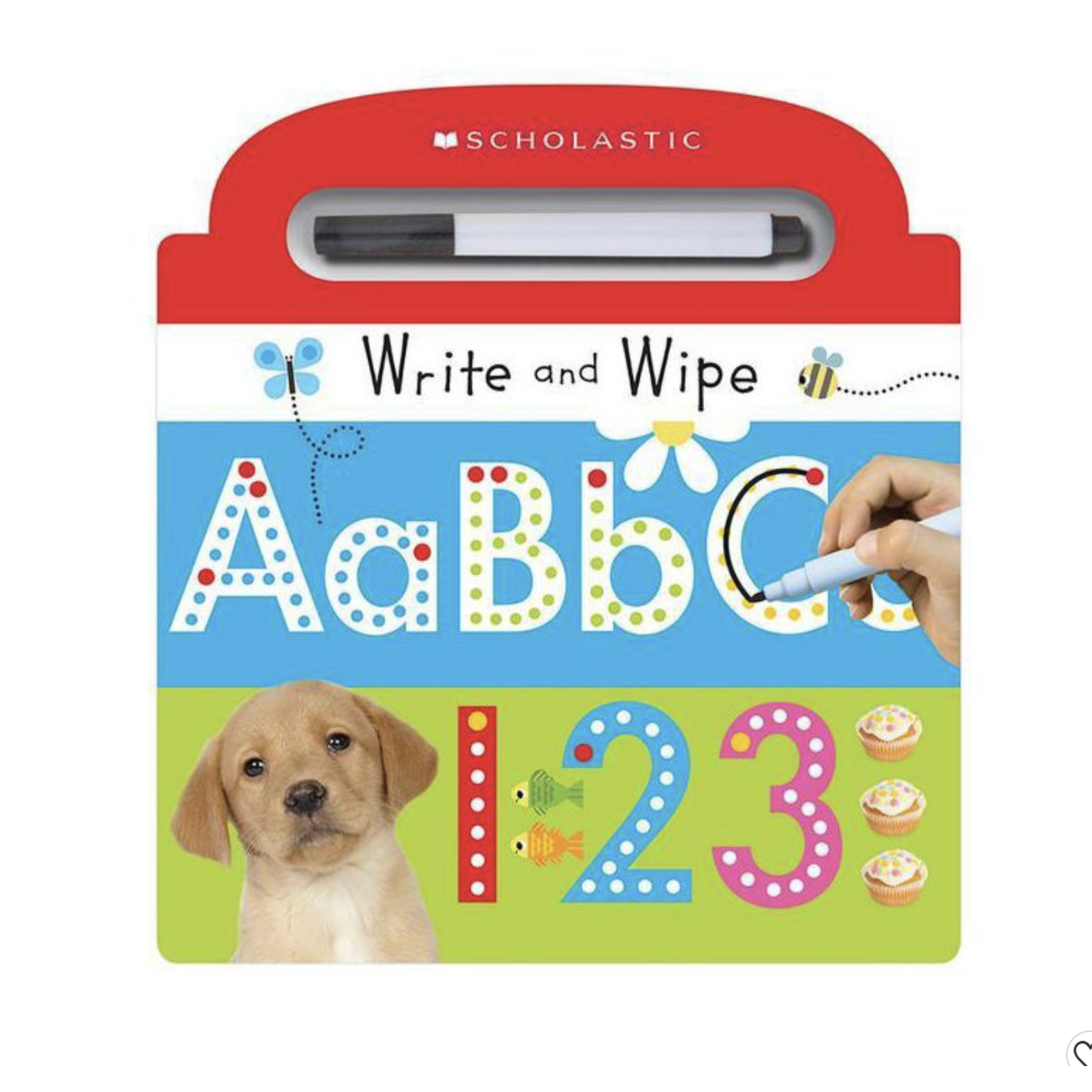 Scholastic Books SCHOLASTIC EARLY LEARNERS: WRITE  AND WIPE ABC 123